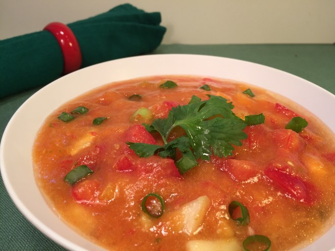 Refreshing GOLDEN GAZPACHO