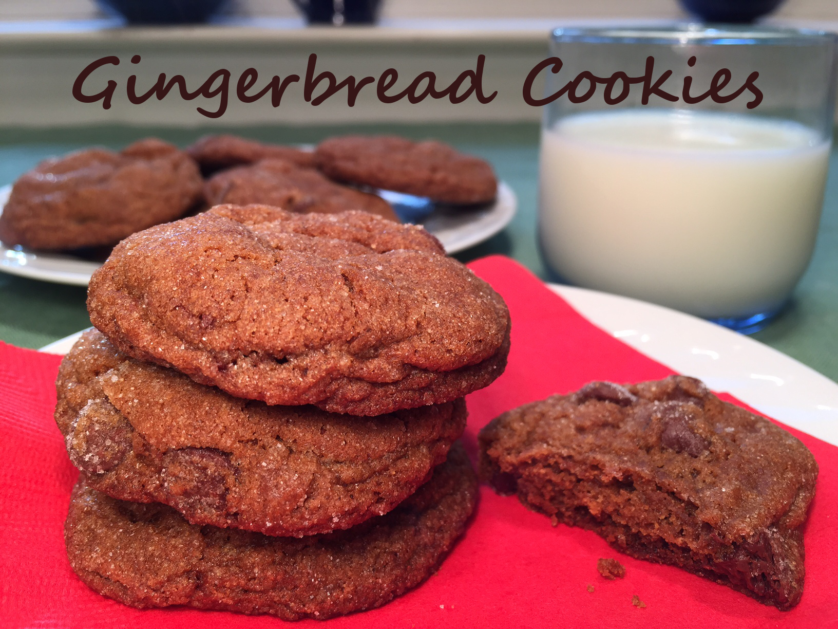 gingerbread cookies text