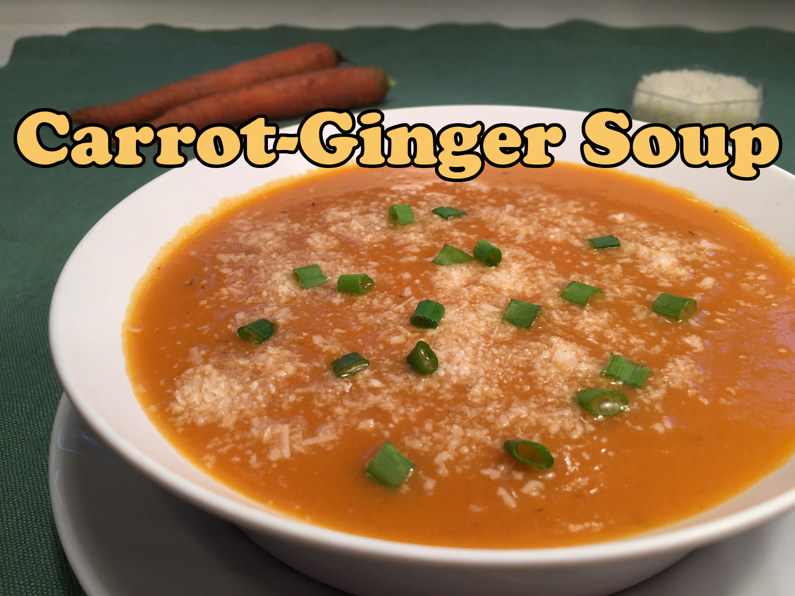 carrot-ginger soup text