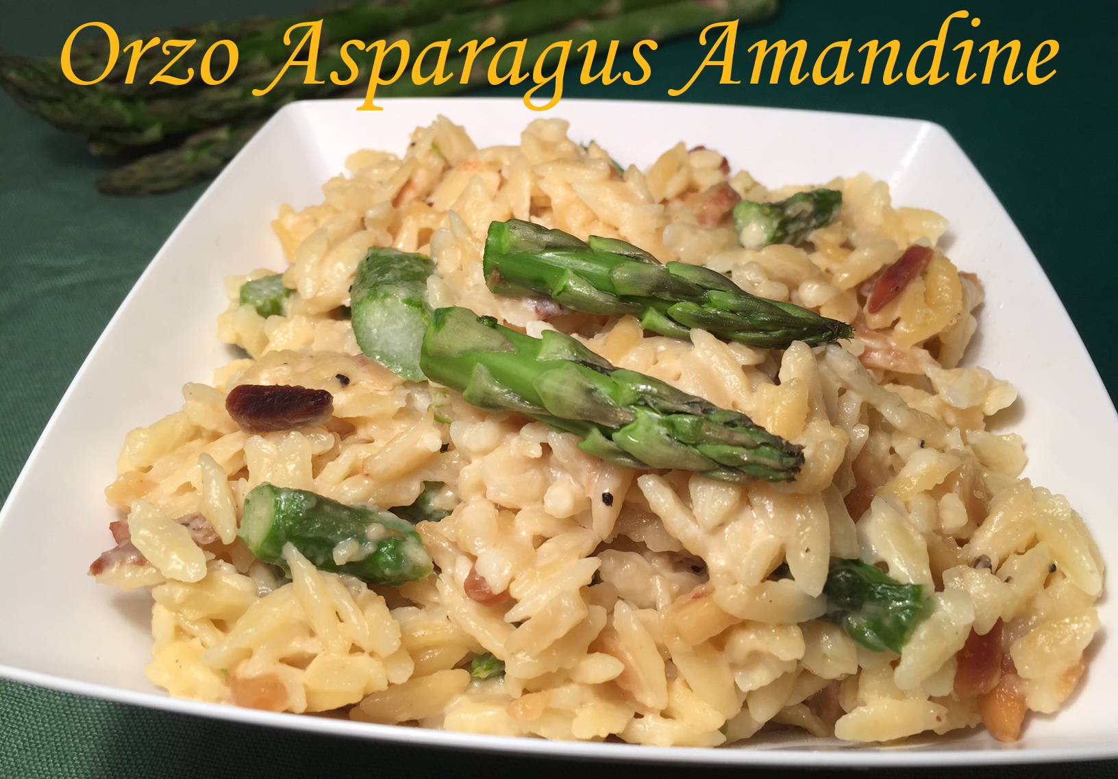 orzo asparagus text