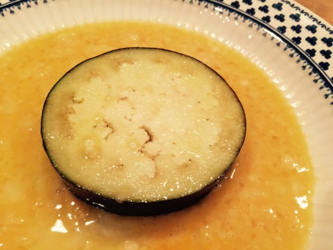 eggplant dipped in egg