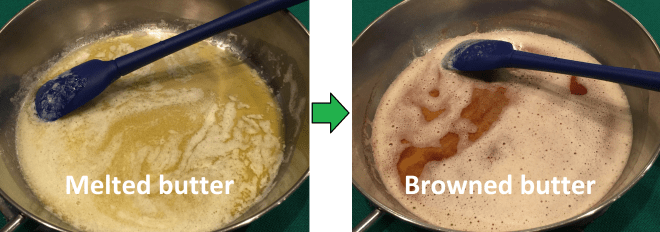 browning butter text