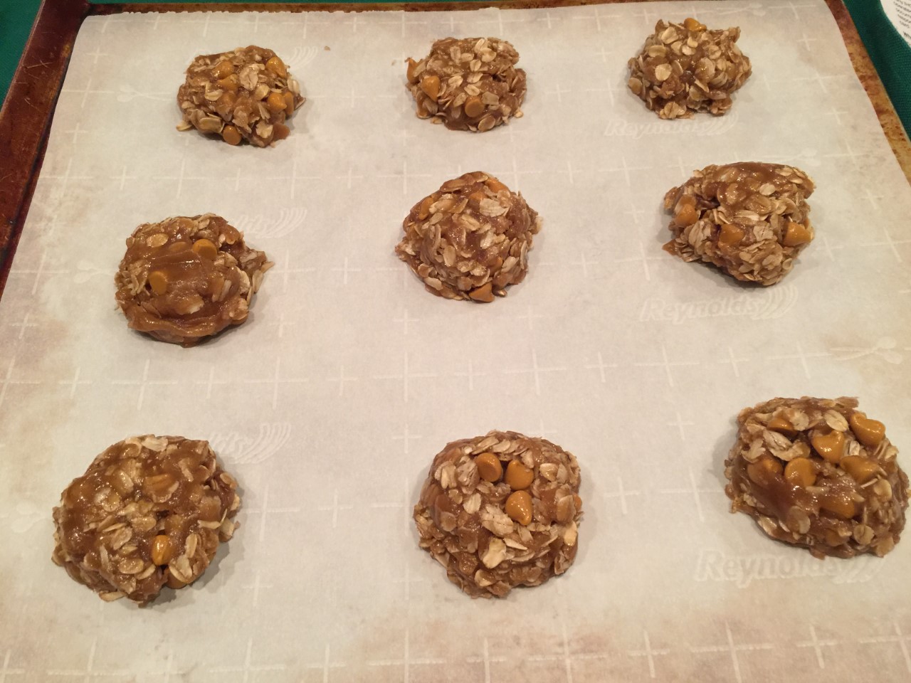 oatmeal cookie unbaked