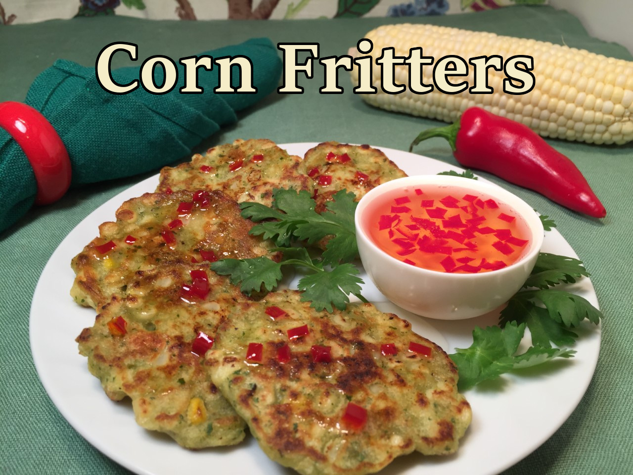 corn fritter text