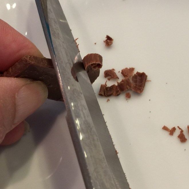 chocolate shaves