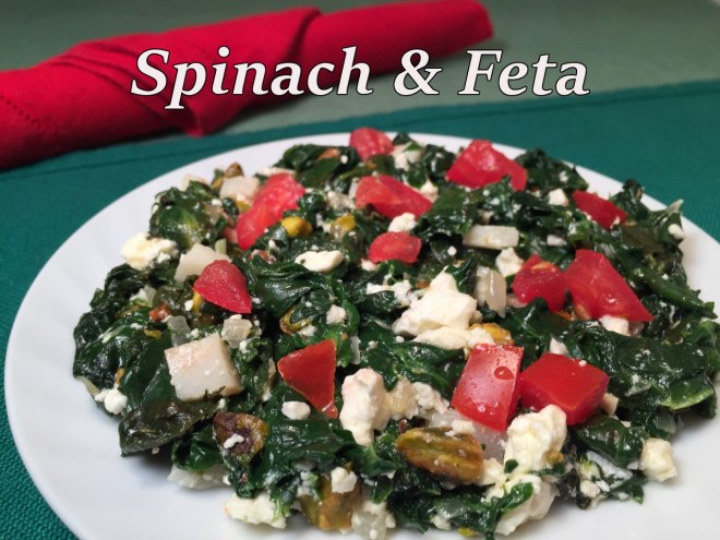 spinach feta text