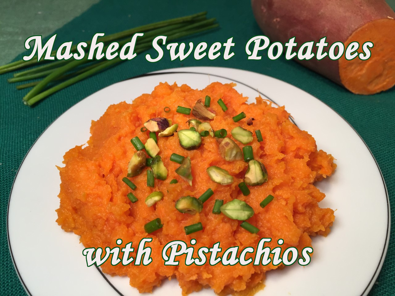 mashed sweet potato text