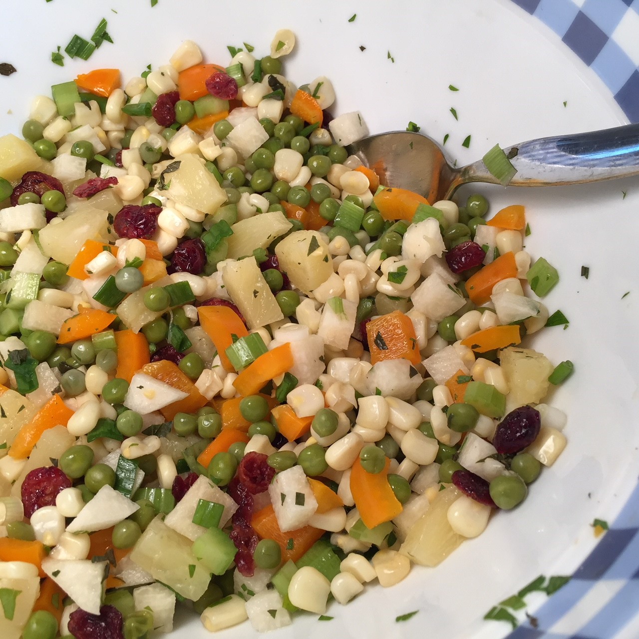 pea &amp; corn salad2