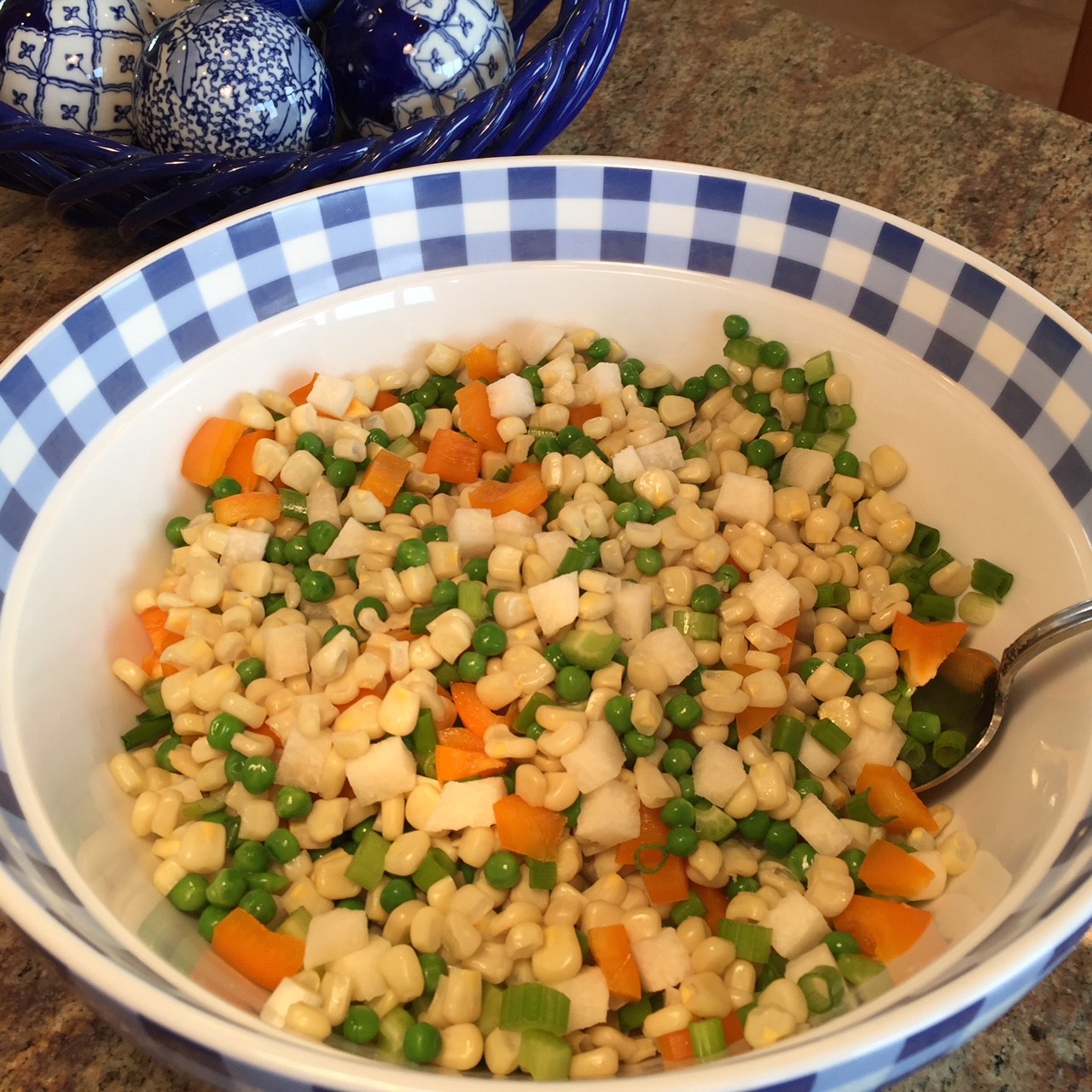 pea &amp; corn salad4