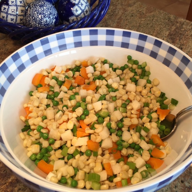 pea &amp; corn salad4