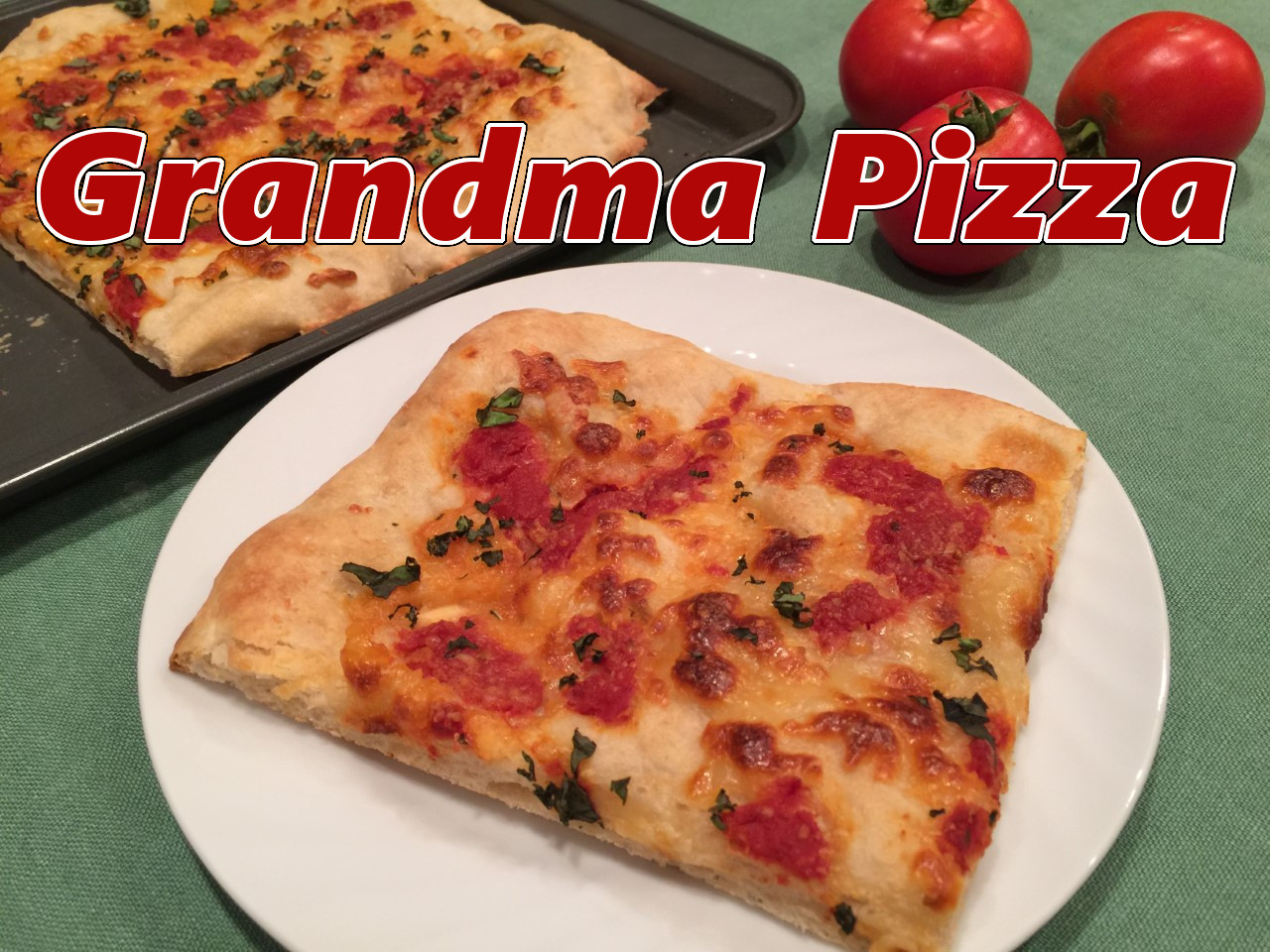 grandma pizza text