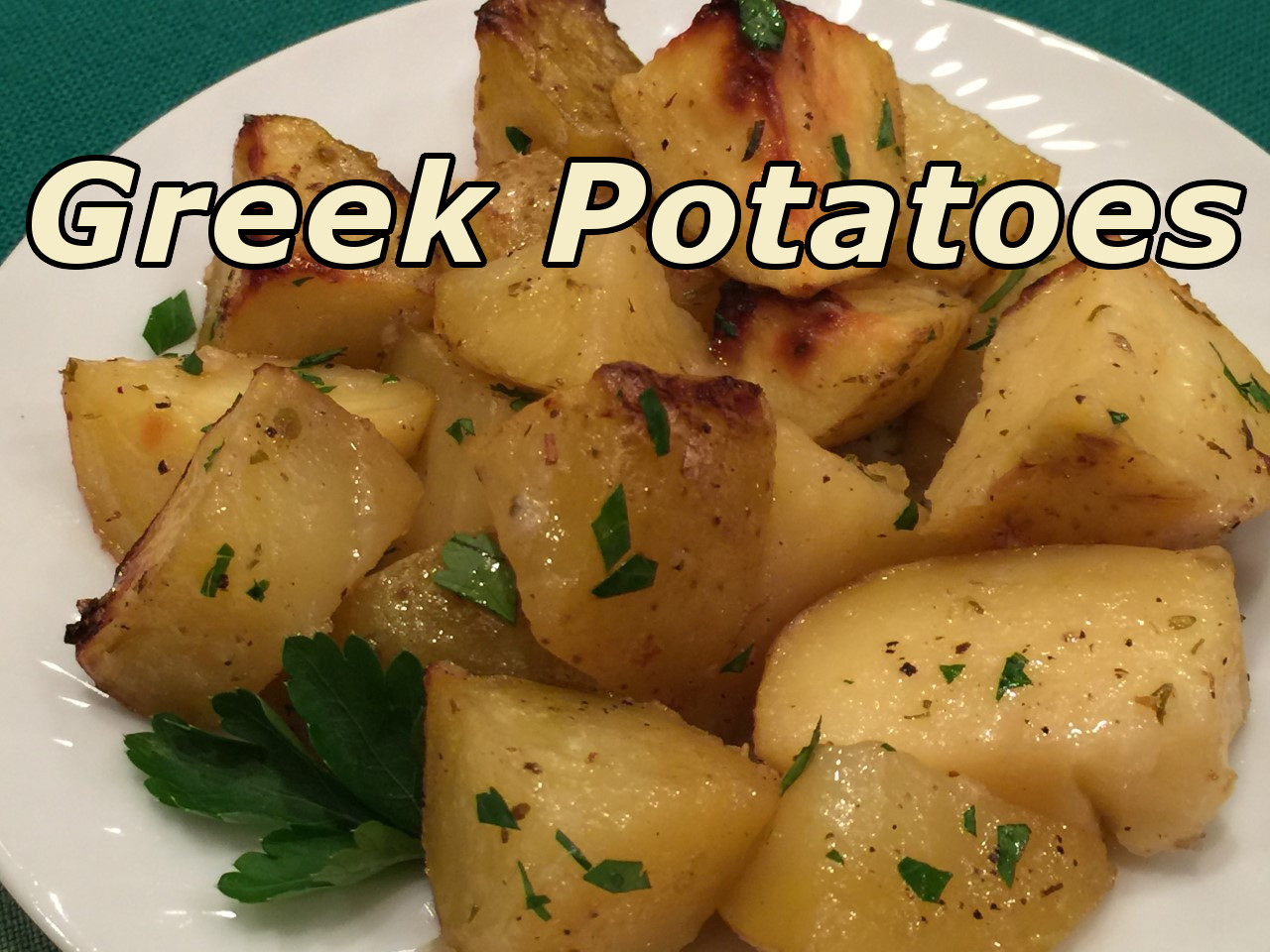 GREEK POTATOES text
