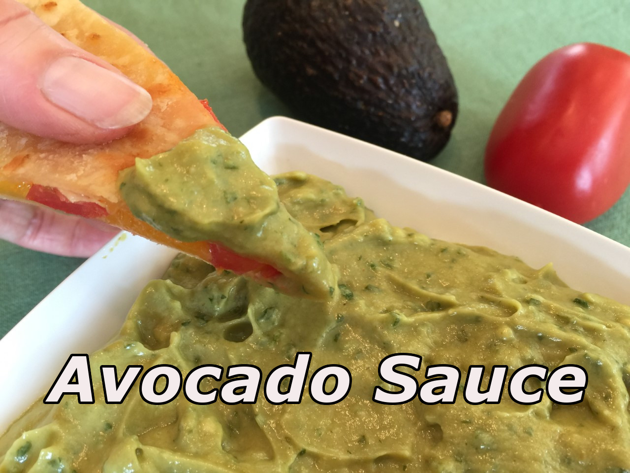 AVOCADO SAUCE text