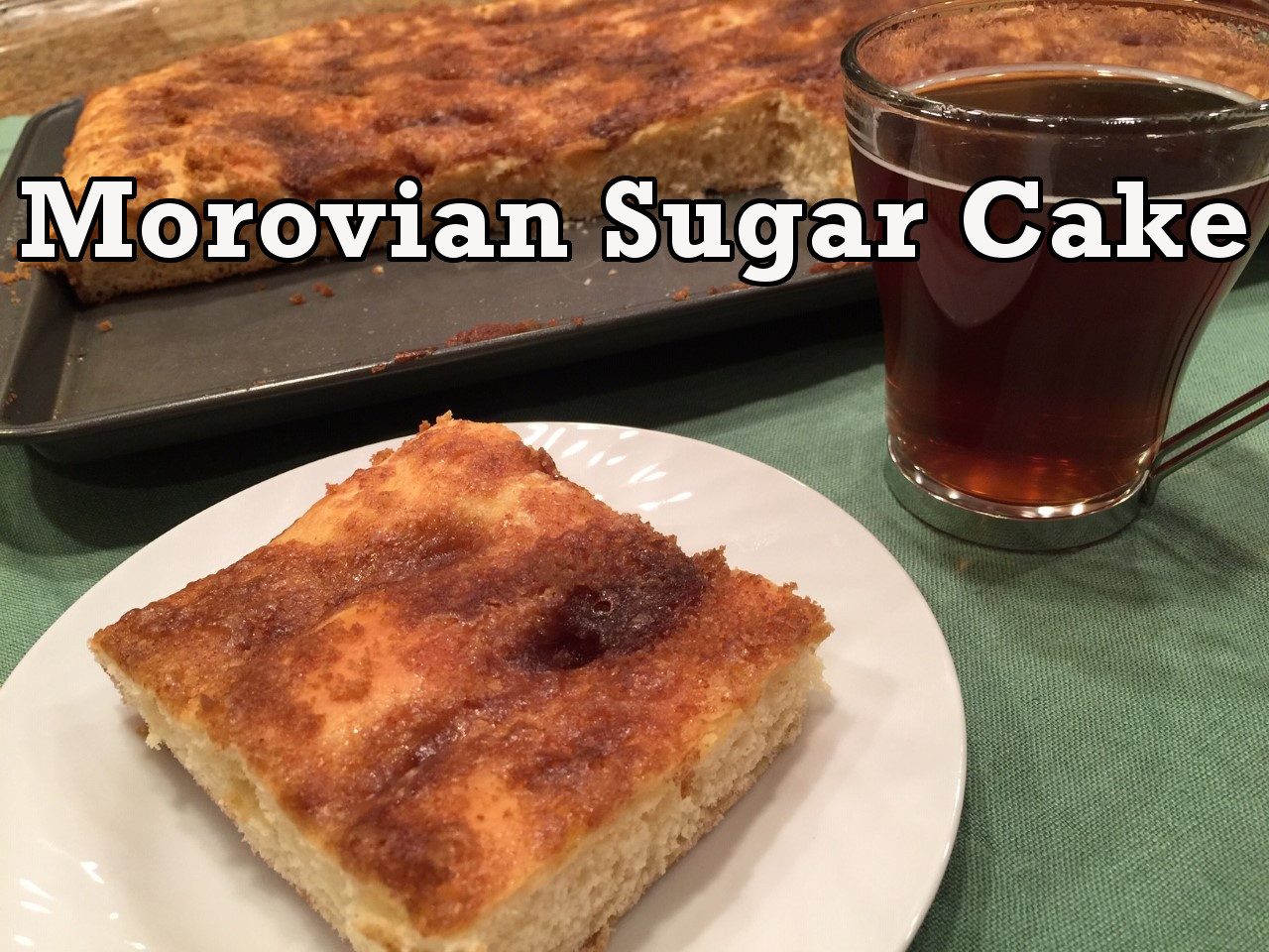 morovian coffee cake text