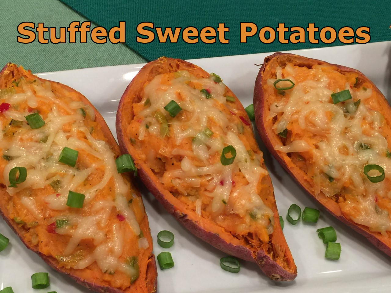 stuffed sweet potatoes text